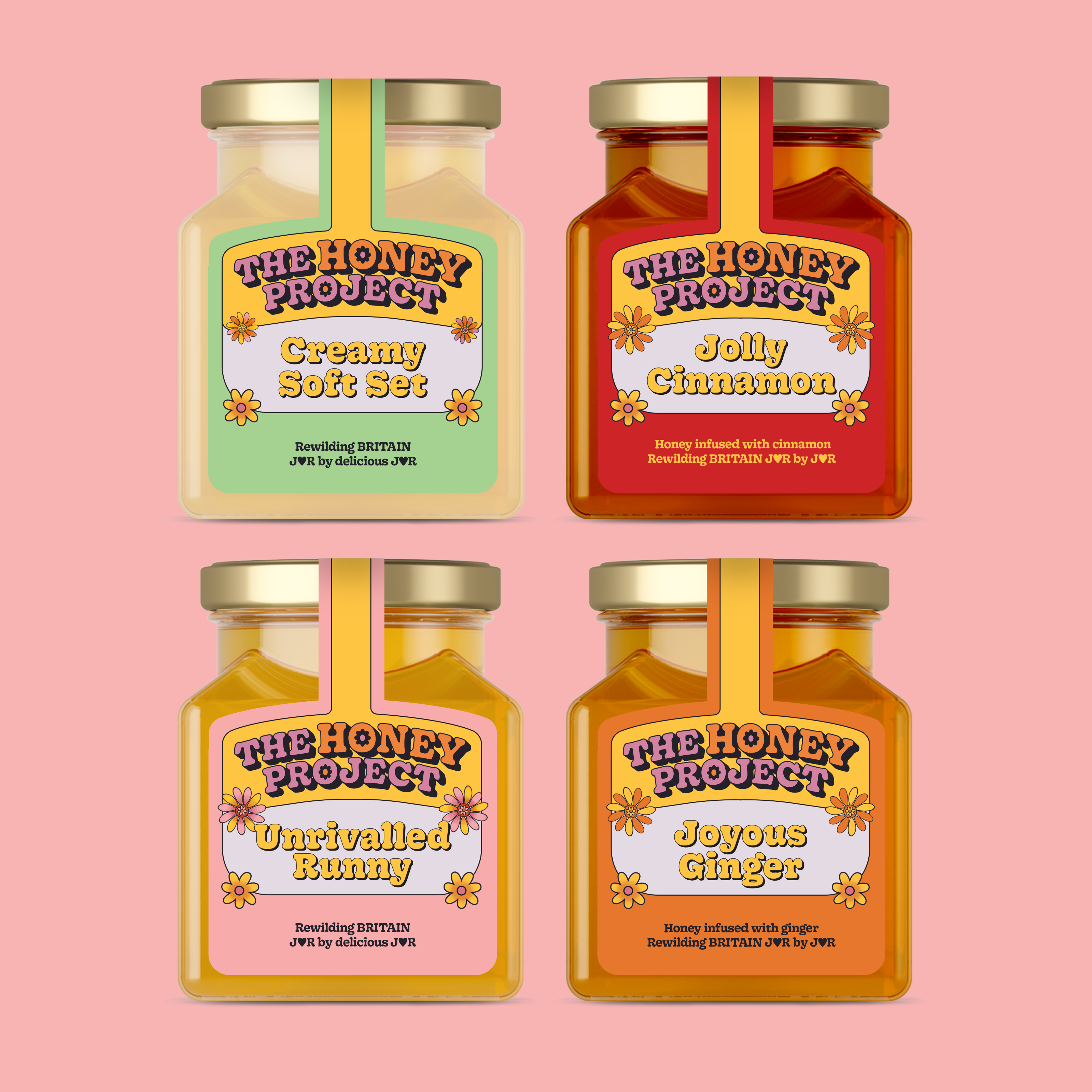 Honey①.④.①⑤.大、中、各5個②.⑤.⑩大各2個 All Four Honey Pack – The Honey Project